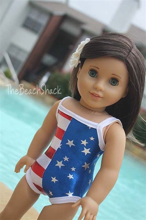 new two tone swimsuit leotard with white trim by lostinajungle 14 00 doll clothes american