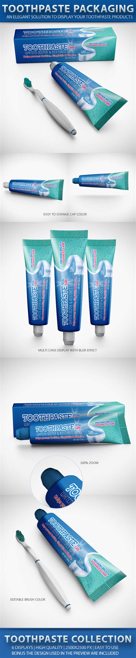 Toothpaste Packaging Mock Up On Behance