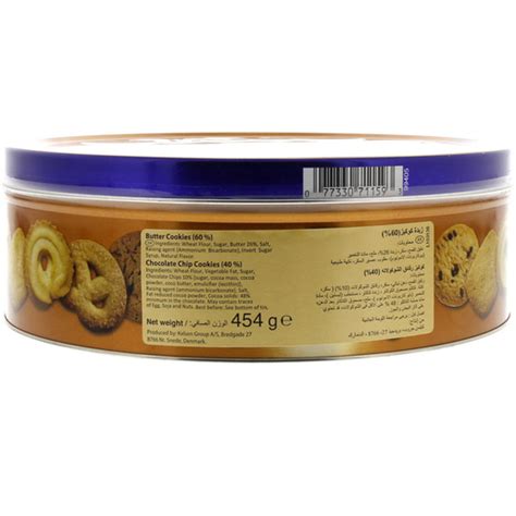 Cream the butter, sugar and vanilla extract with a handheld or stand mixer for 5 to 8 minutes. Buy Royal Dansk Butter & Chocolate Chip Cookies 454g ...