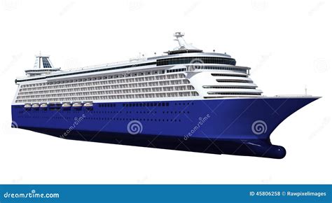Great Contemporary Blue Cruise Ship Stock Photo Image Of Ship Boat