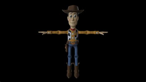 Woody From Toy Story 001 3d Model