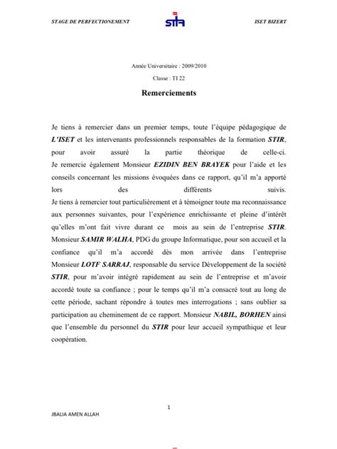 Rapport de Stage  Serveur (Informatique)  Informatique