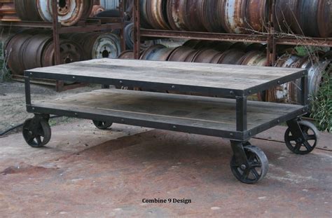 Singe design makes it easy to assemble and convenient to be moved anywhere. Buy Handmade Vintage Industrial Coffee Table, Reclaimed ...