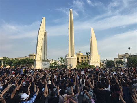 Whatshappeninginthailand Thai Youth Activists Rally To Protect Democracy Freedom Of Speech