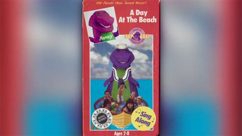 Barney A Day At The Beach 1989 1991 Vhs Youtube