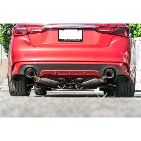 A heavy right foot on the throttle. Infiniti Q50 3.0t / Red Sport 400 GRiP Exhaust / 3.7L (14+)