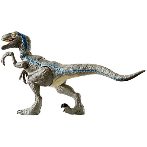 Mattel Jurassic World Βασική Φιγούρα Δεινόσαυρου Με Σπαστά Μέλη Savage Strike Velociraptor