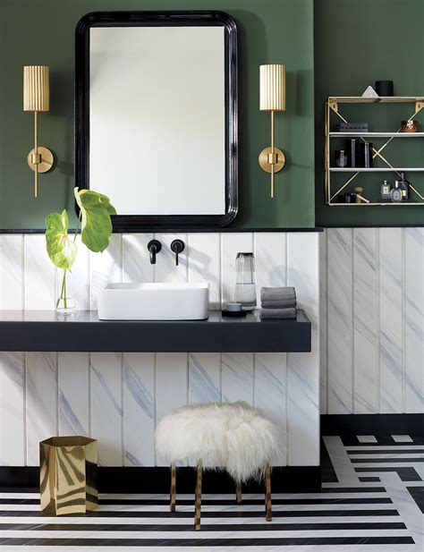 Modern Bathroom Forest Green Wall Color Is Speaking To Me Green