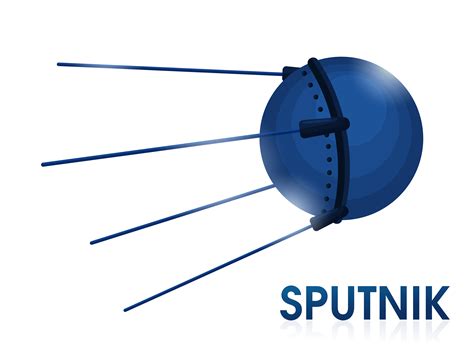 Sputnik It Is The First Satellite Orbiting The Earth The