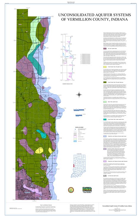 Dnr Water Aquifer Systems Maps 62 A And 62 B Unconsolidated And