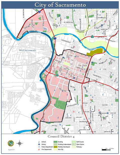 District 4 Map City Of Sacramento