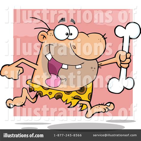 Caveman Clipart 1215760 Illustration By Hit Toon