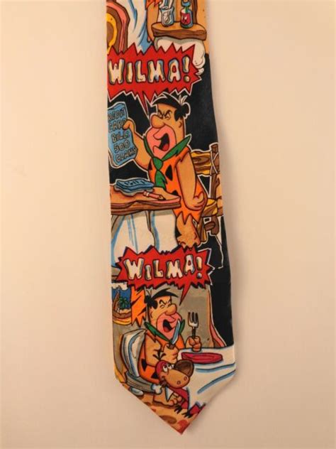 Vintage 1993 Fred Flintstone Tie Wilma Ebay