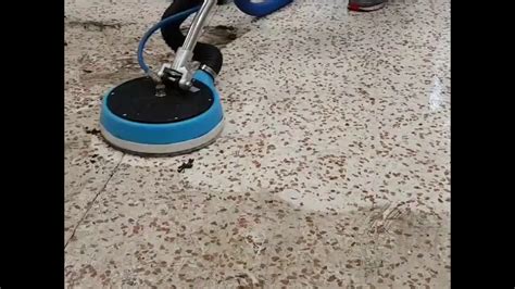 How To Polish And Seal A Terrazzo Floor Youtube
