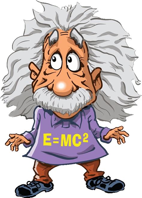 Clipart Albert Einstein Cartoon Png Download Full Size Clipart