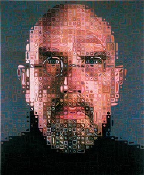 The next series of posts will take a look at other photorealists. ART & ARTISTS: Chuck Close self-portraits