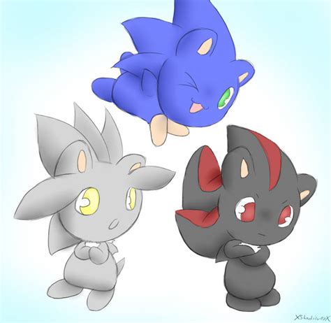 Sonic Shadow Silver Chibi Party By Xshadilverx On Deviantart