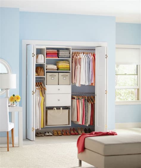 Lovely Closet Solution Wood Closet Systems Cabinet Design Clothes