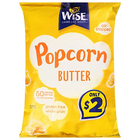 Wise Butter Popcorn Snacks Chips And Dips Foodtown