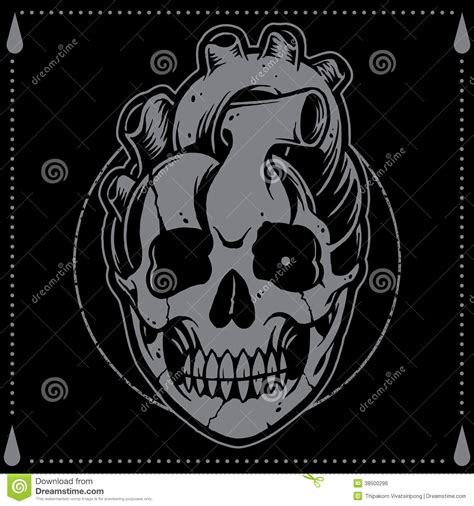 Skull Stock Vector Illustration Of Danger Flash Decor 38500296