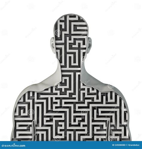 Human Maze Stock Photo Image 24508080