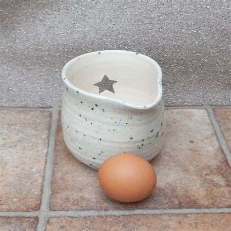 Egg Separator Jug Wheelthrown Stoneware Handmade Ceramic Pottery