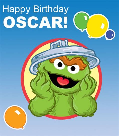 Oscar Everyone S Favorite Grouch Had A Birthday On June St Happy Birthday Oscar There S A