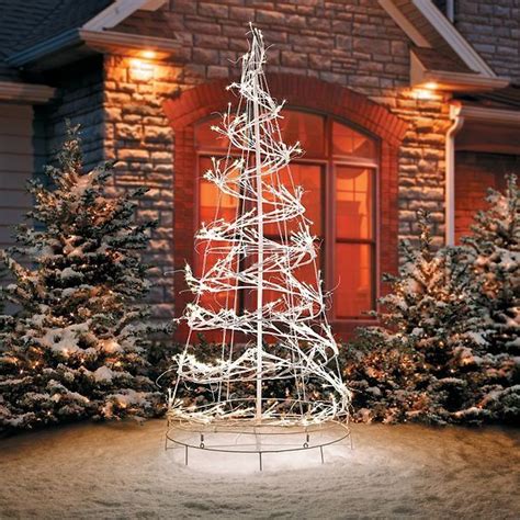 Create A Lovely Winter Wonderland With This 6 Led Spiral Tree Outdoor