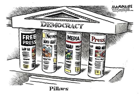 Democracy cartoon cartoons presidential usa diagram venn between war alexei talimonov parliamentary toonpool president crime american difference pakistan india comparison. jobsanger: Pillars Of Democracy