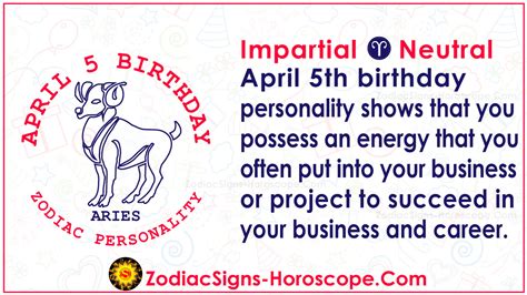 April 5 Zodiac Aries Horoscope Birthday Personality And Lucky Things