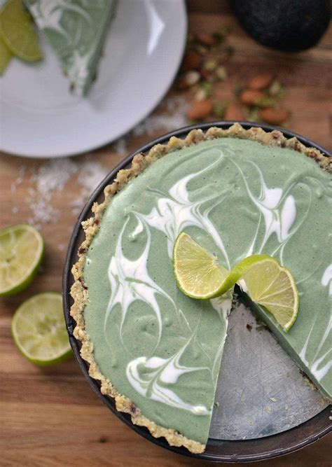What do you get when you remove grains, dairy, nuts, eggs, soy, peanuts, sugar, and all sweeteners from a recipe? Raw Avocado-Lime Tart {no eggs, grains, gluten, dairy, or sugar} | This raw tart recipe is an ...