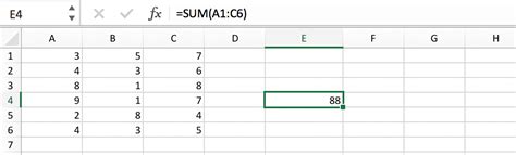 What Is Cell Range In Ms Excel