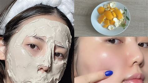 Orange Peel Mask Smooth Wrinkle Free Skin Acne Treatment Youtube