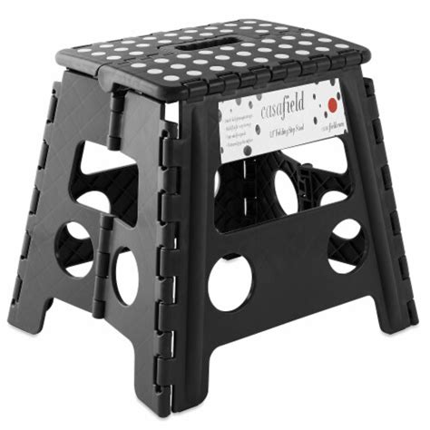 13 Folding Step Stool With Handle In Black By Casafield 1ct 13in