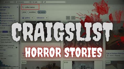 3 TRUE Disturbing Craigslist Horror Stories - YouTube