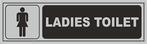 Buy Infinite Display Sign Stainless Steel Ladies Toilet Restroom Age