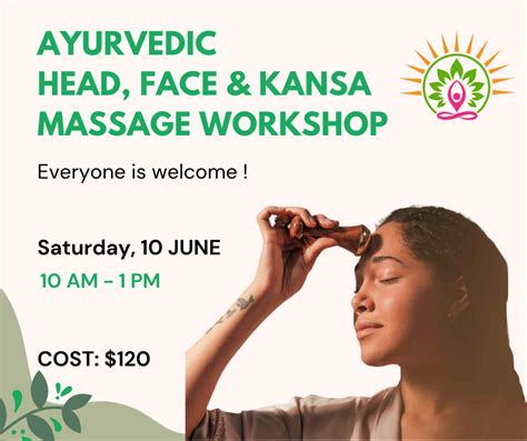 Ayurveda Head Face And Kansa Wand Massage Workshop Sunshine Ayurveda