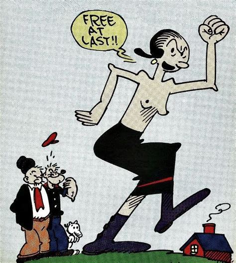 The Liberation Of Olive Oyl By Nicki Kalish Olive Oyl Popeye Cartoon Vintage Cartoon