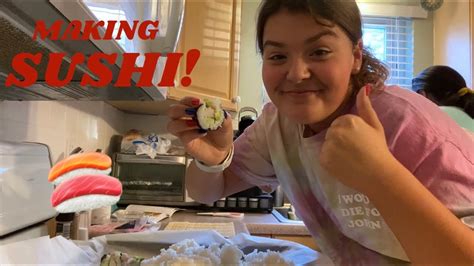I Learned How To Make Homemade Sushi Youtube
