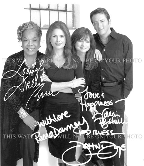 Touched By An Angel Cast Signed 8x10 Photo Roma Downey Della Reese