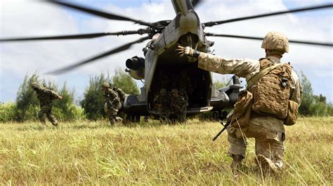 Wallpaper Soldier Landing Troops Helicopter Landing Force Military