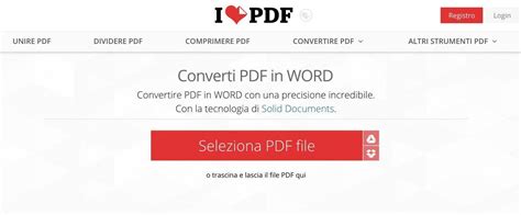 Convertire Pdf In Word Online Opinionitech