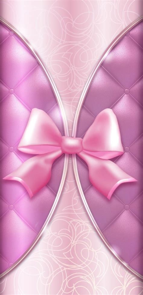 Pin By Marzena Kacz On Wallpaper Pink Bow Wallpaper Iphone Screen