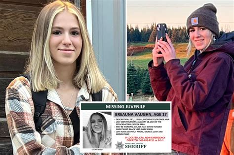 frantic search underway for 17 year old oregon girl who went missing without coat phone money
