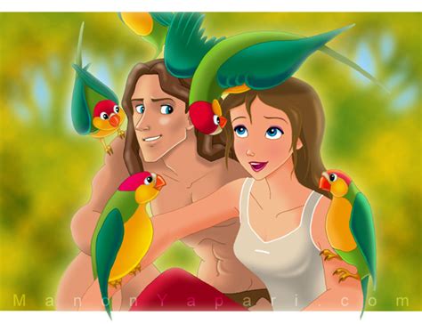 Tarzan And Jane Walt Disneys Tarzan Fan Art 34629401