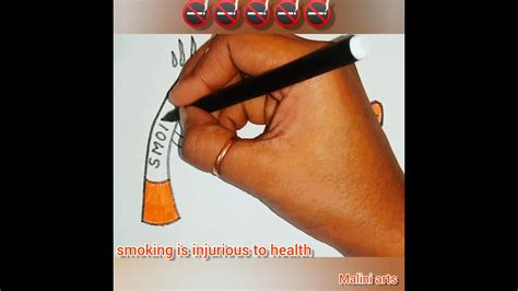 smoking🚬 is injurious to health🚭 shortsvideo viral smoke art youtube health😌 youtube