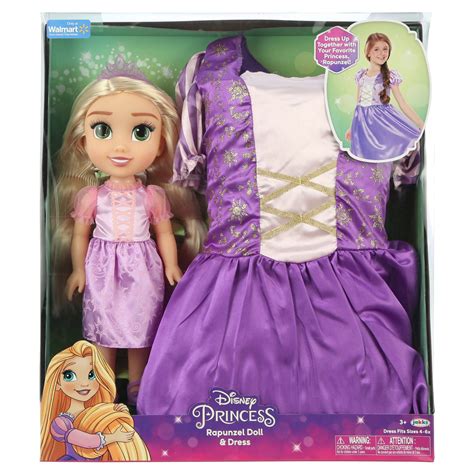 Disney Princess My Friend Rapunzel Doll With Child Size Dress T Set