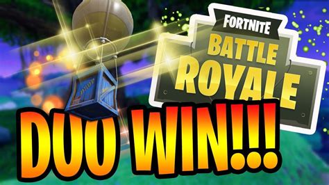 Duo Win Fortnite Battle Royale Youtube