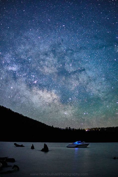 Milky Way Over Fallen Leaf Lake During The New Moon Spirit World New