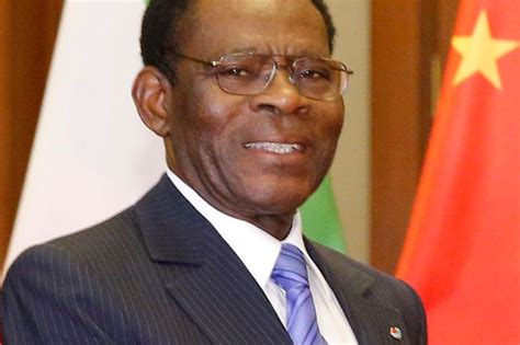 तियोदोरो ओबियांग एन्गेमा एम्बासोगो (mr). Equatorial Guinea's president urges dialogue to solve ...